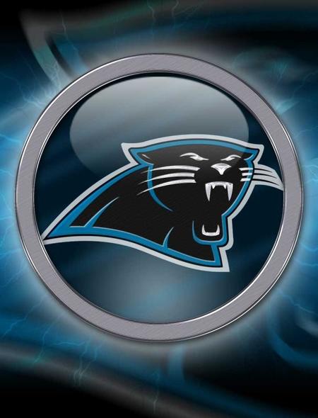 Panthers 3 D Logo Wallpaper for Phones and Tablets