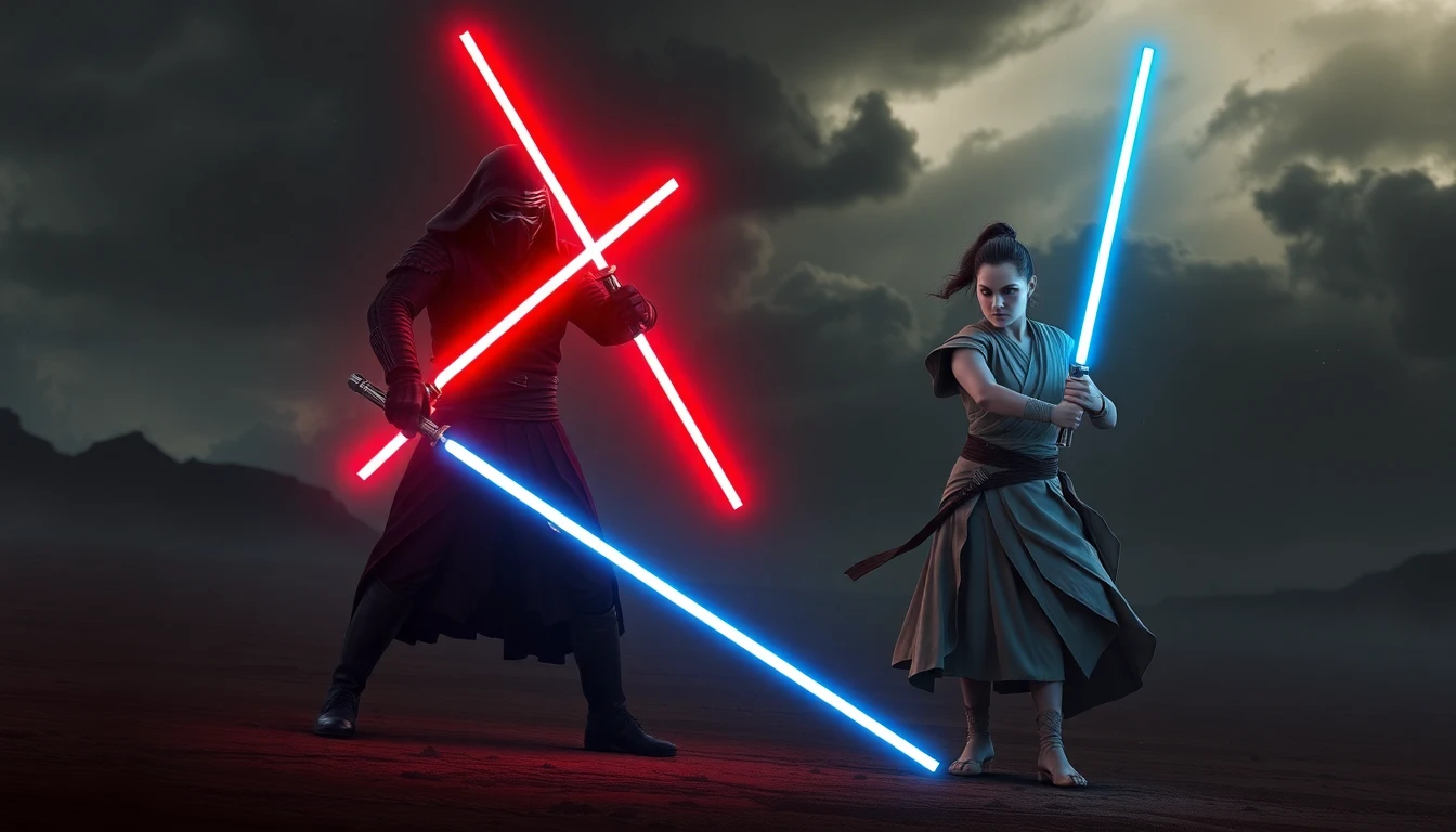 Kylo Ren And Rey Wallpaper