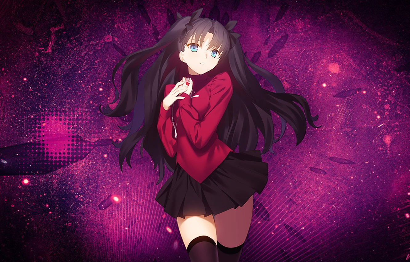 Wallpaper Abstraction Background Rin Tohsaka Fate Stay