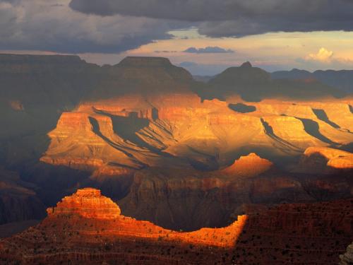 Rim Grand Canyon National Park Arizona Widescreen Wallpaper