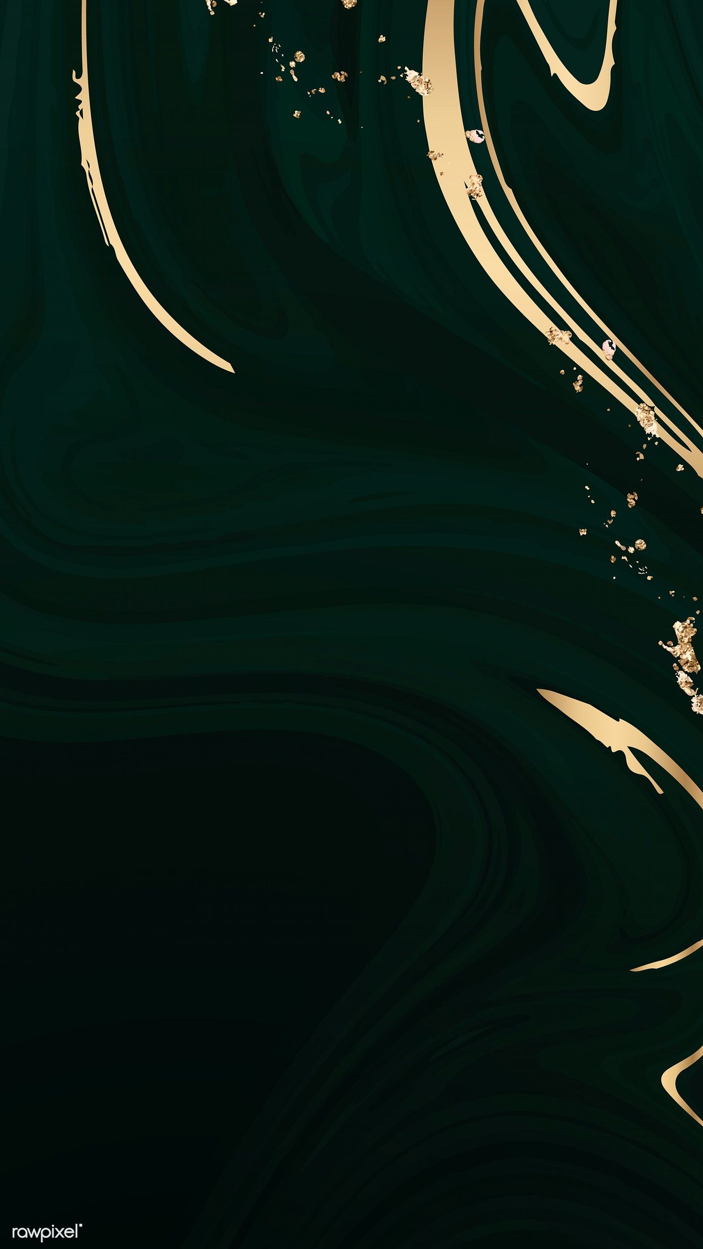 Elegant black and gold marble phone wallpaper with a luxurious, abstract design
