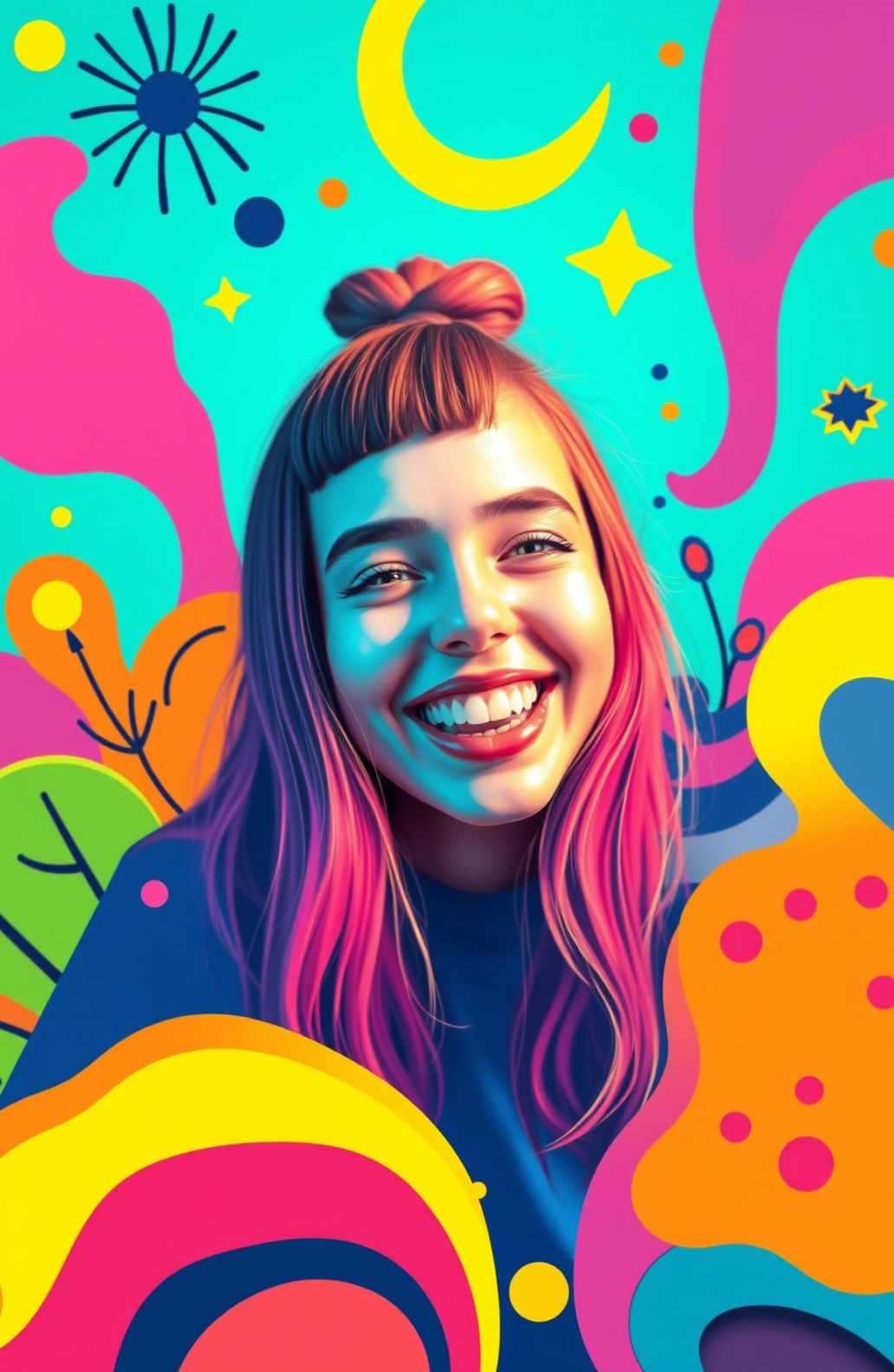 Billie Eilish Smiling Wallpaper