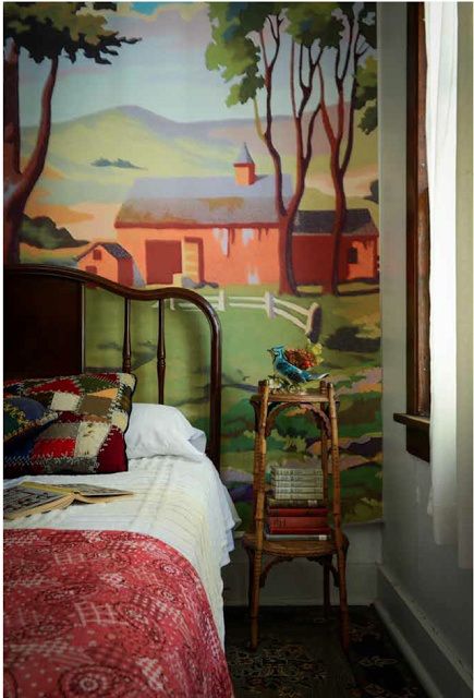 Paint By Numbers Barn Mural Wallpaper And Wall Treatments Pintere