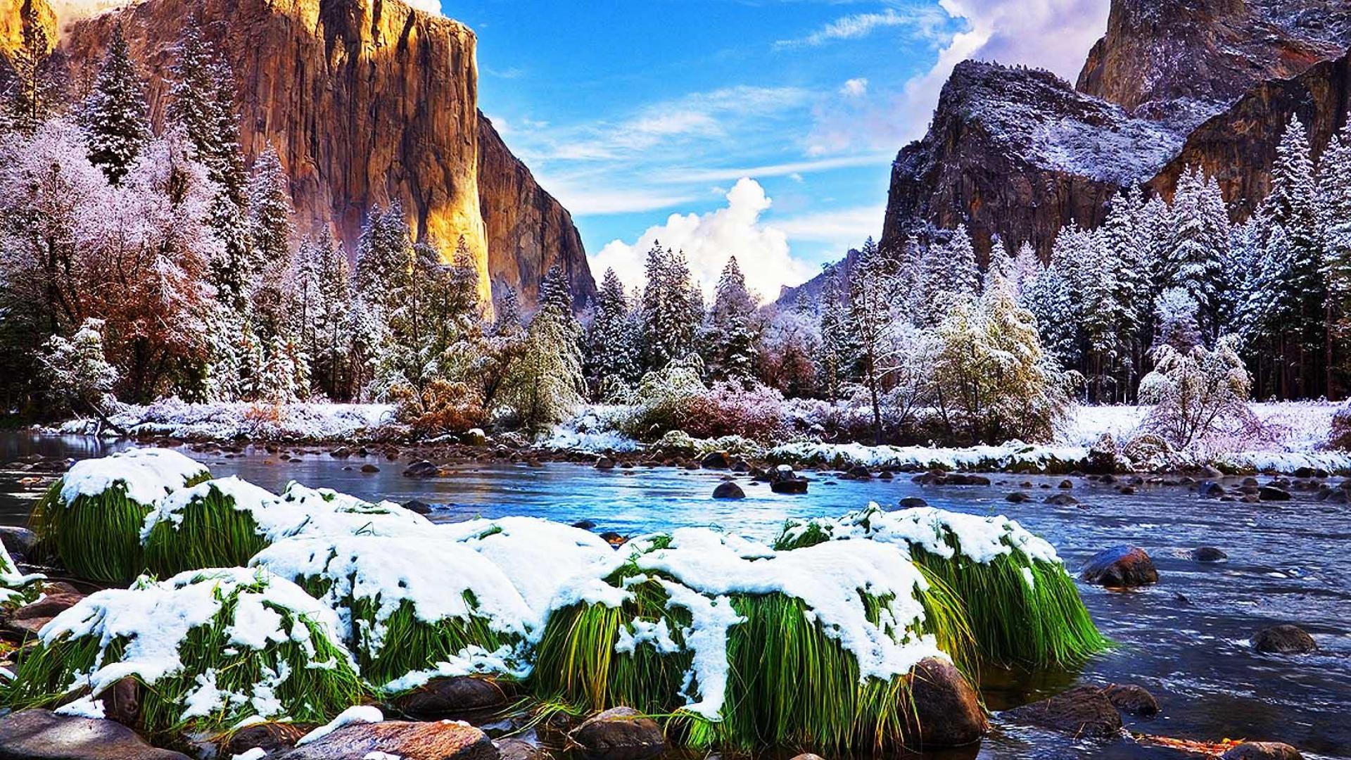 End Of Winter In Yosemite Wallpaper HD