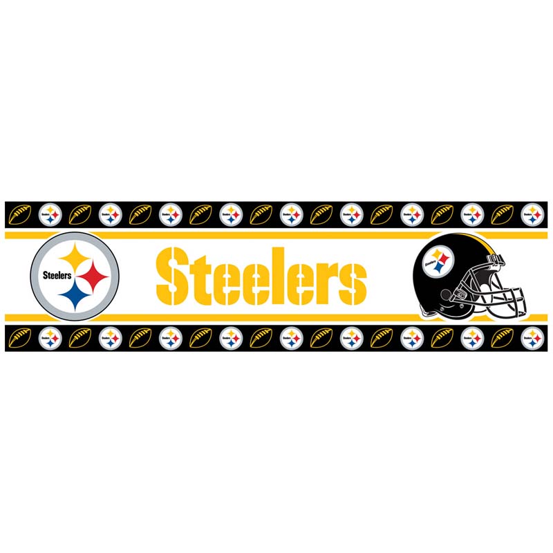 Pittsburgh Steelers Nfl Wall Paper Border