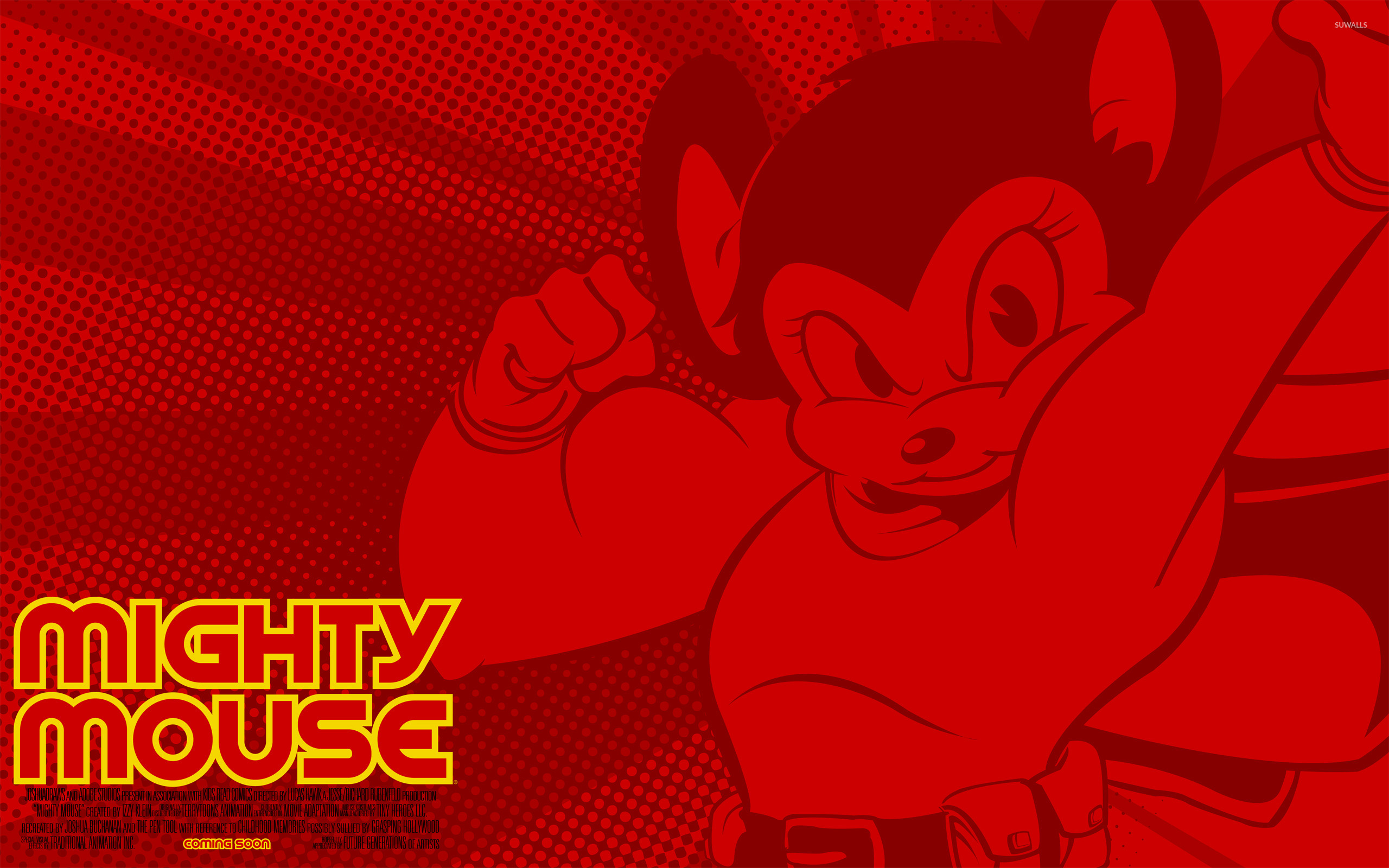 Mighty Mouse Wallpaper Cartoon