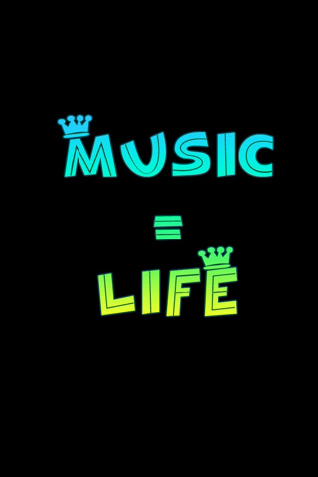 Music Is Life iPhone Wallpaper HD For Phone
