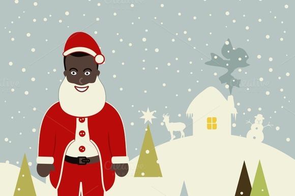 African American Santa Claus