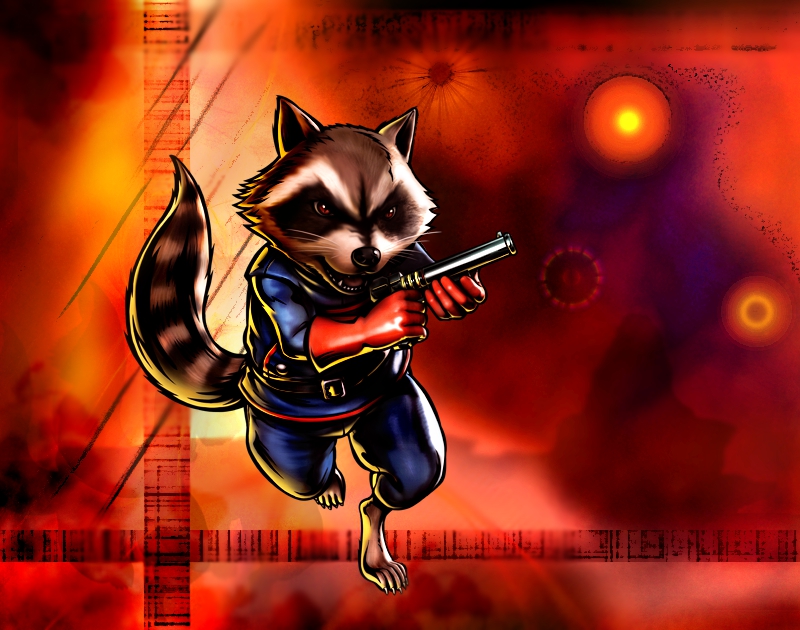 Rocket Raccoon Wallpaper By Amrock