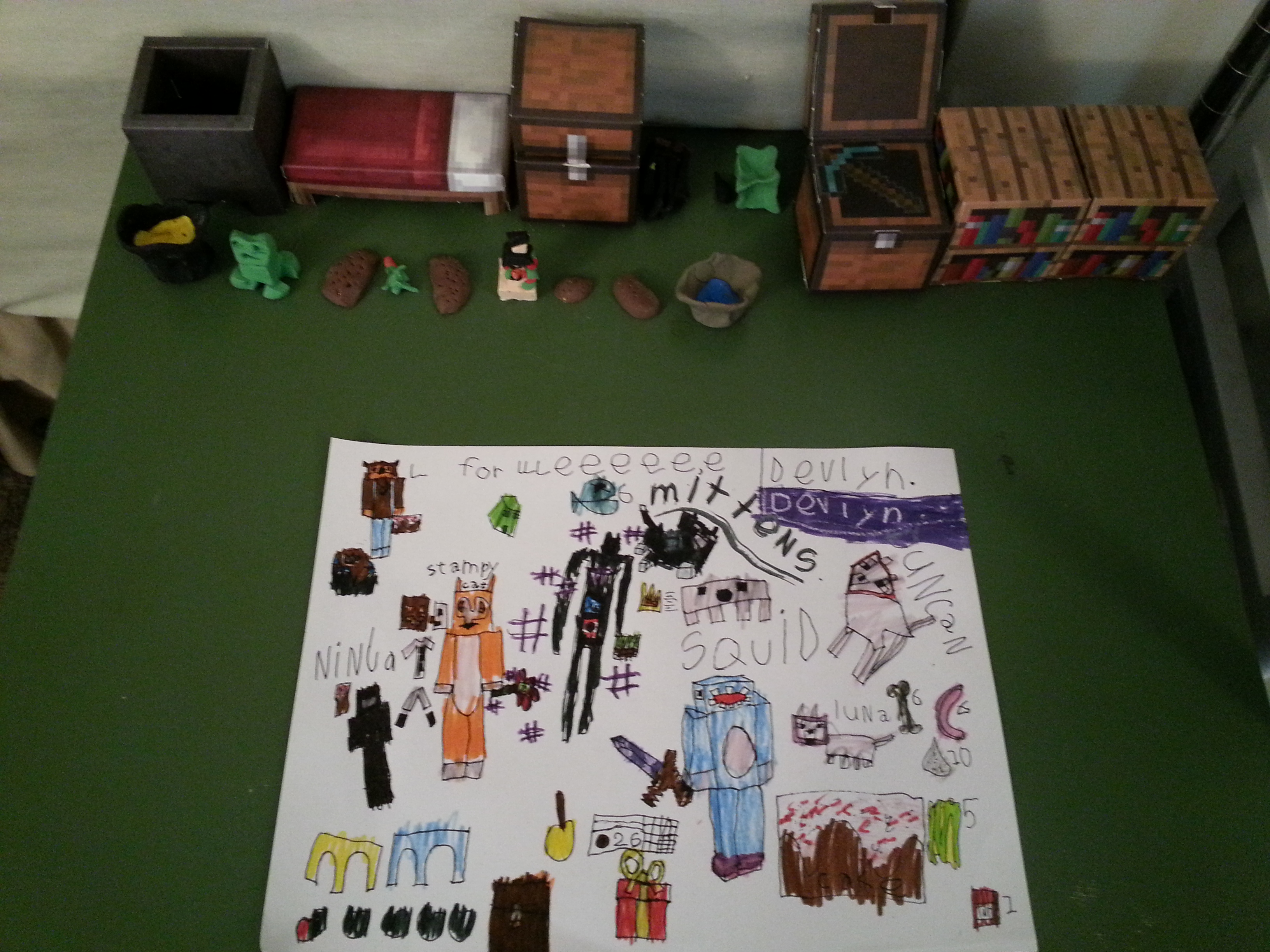Minecraft Stampy Drawings At Paintingvalley Explore