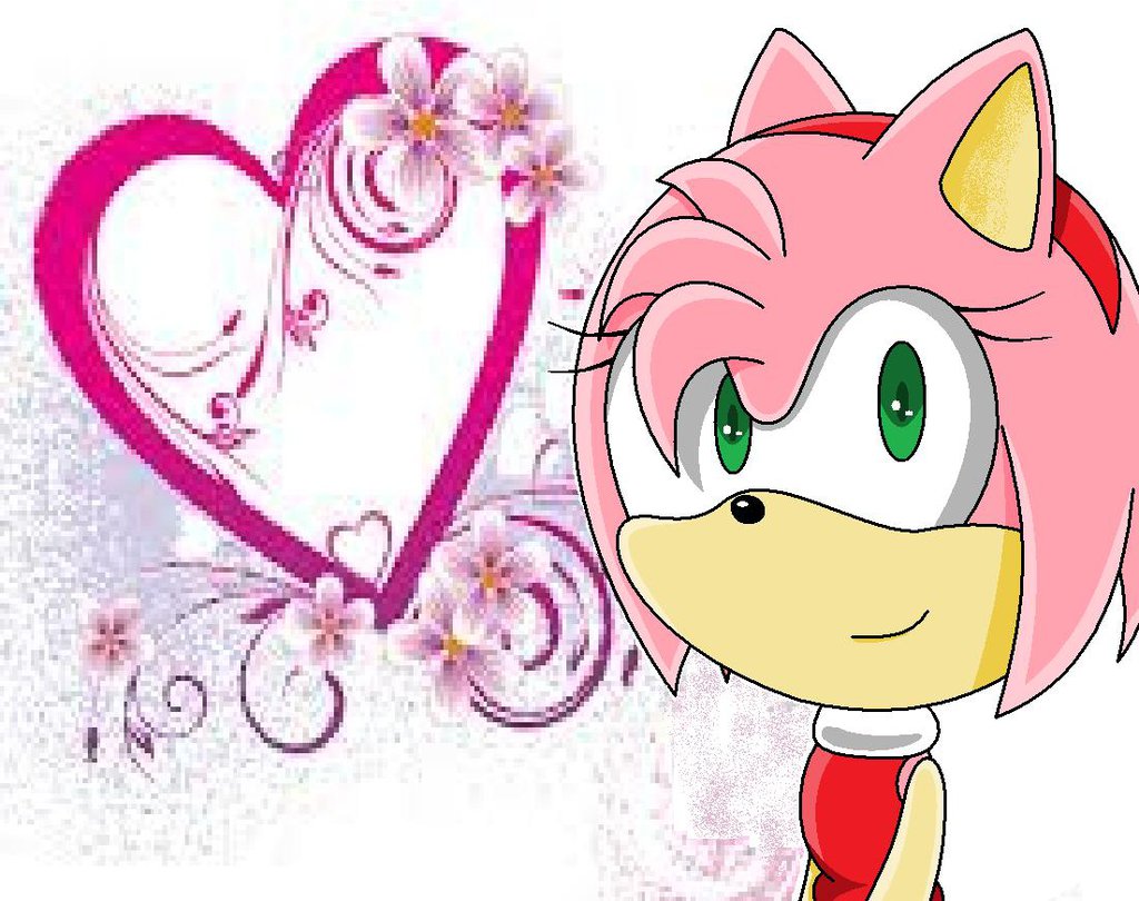 Amy Rose Wallpaper By Morganthecat2468