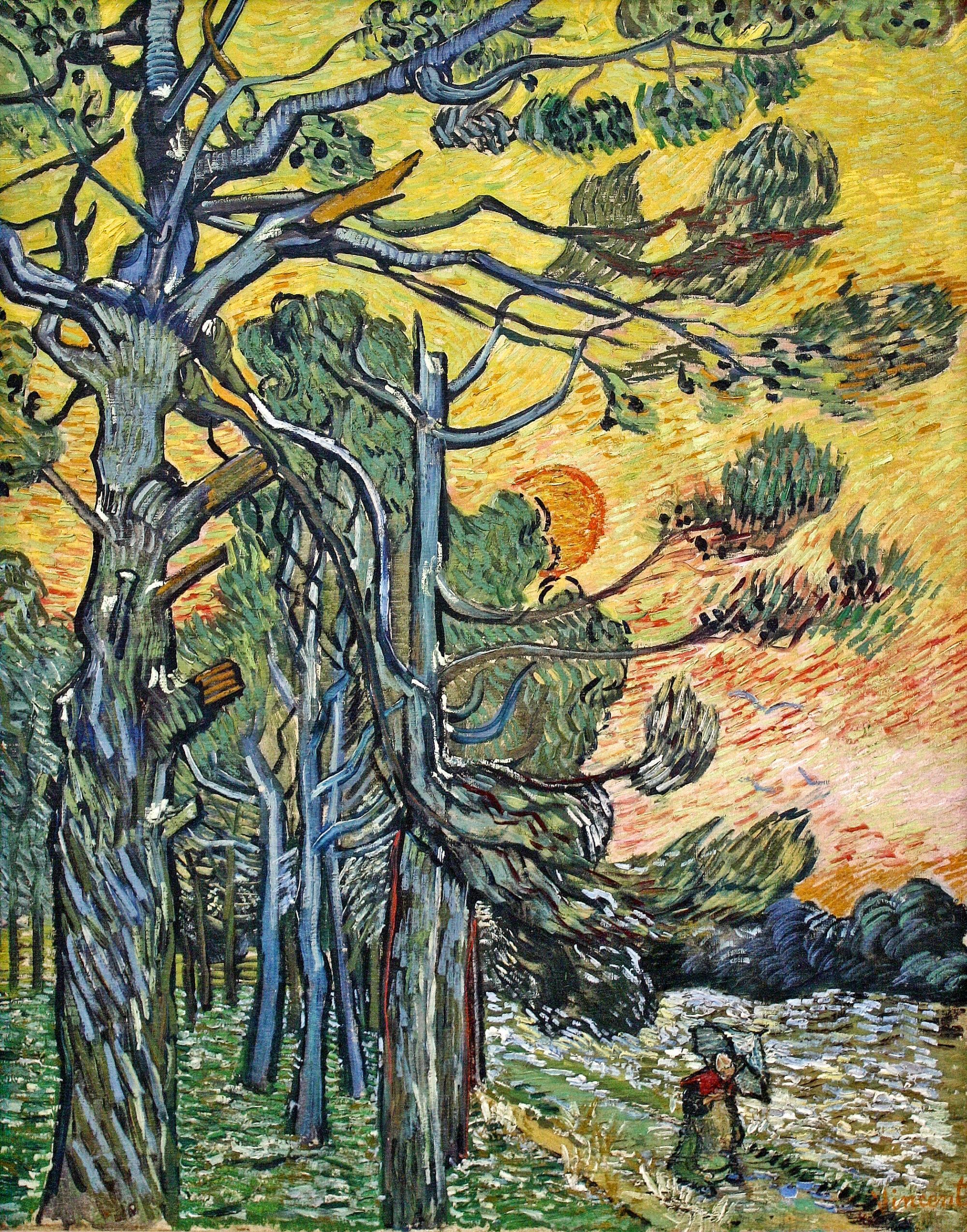 Garden Of Praise Vincent Van Gogh Artist HD Wallpaper Car Pictures