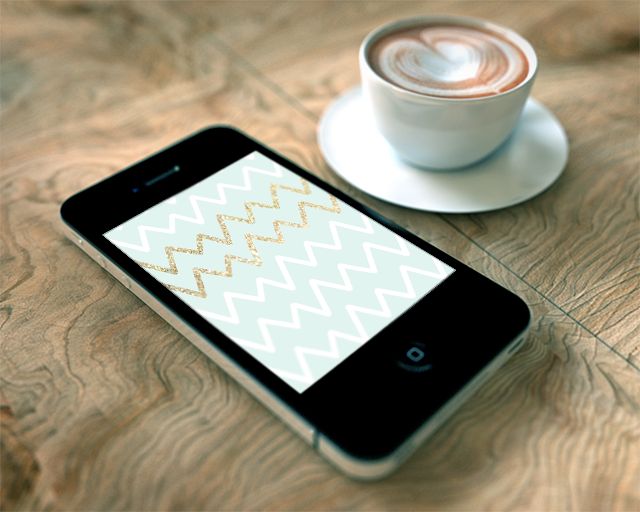Glittery Chevron Wallpaper For Your Phone Bies