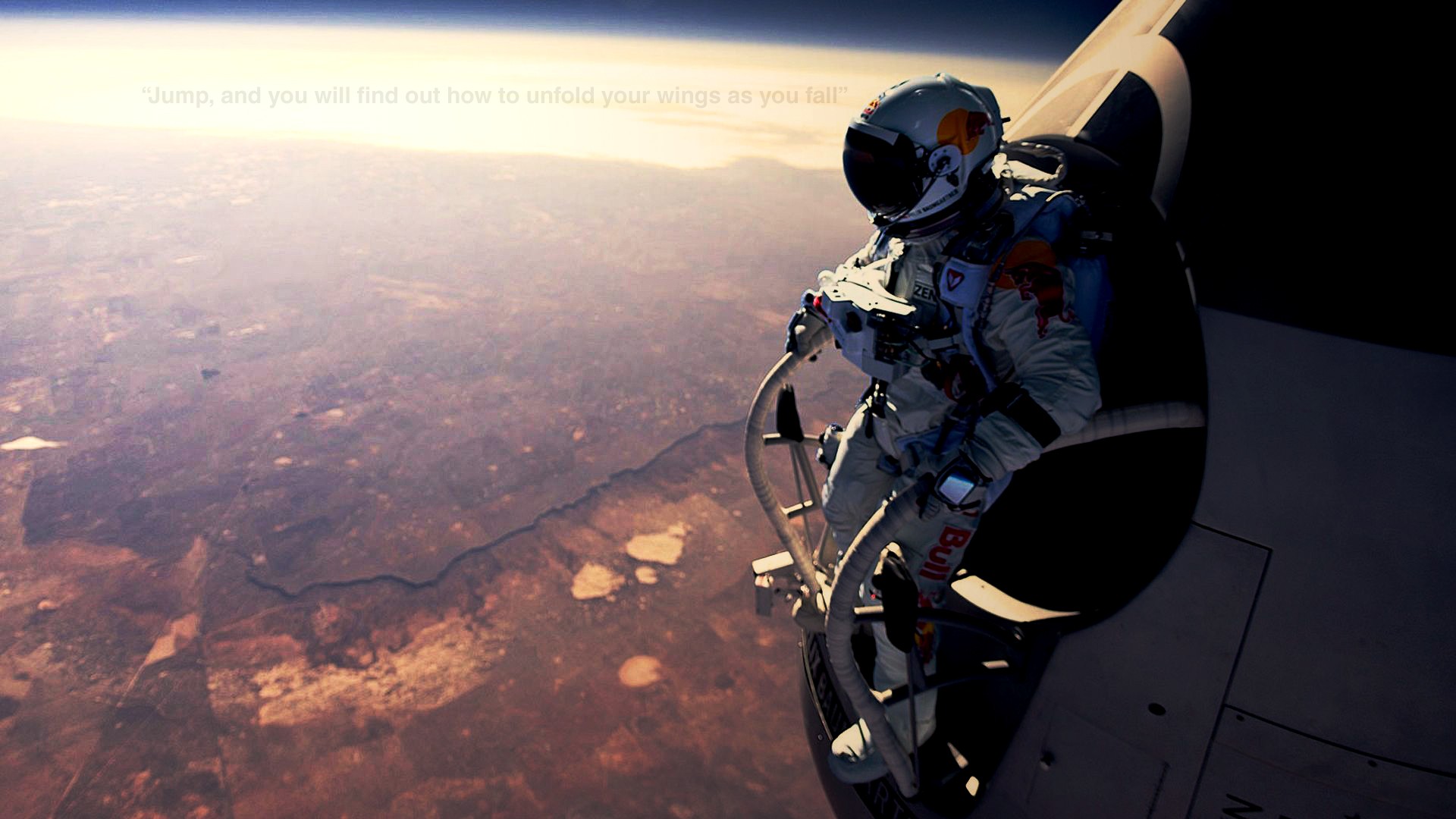 Red Bull Felix Baumgartner stratosphere Wallpapers