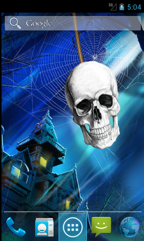 Human Skull Live Wallpaper Lite For Your Android Phone