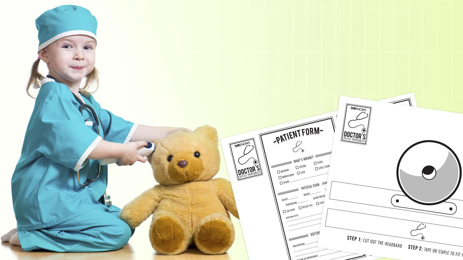 Printable Pack Gives Your Child Everything Needed To Play Doctor