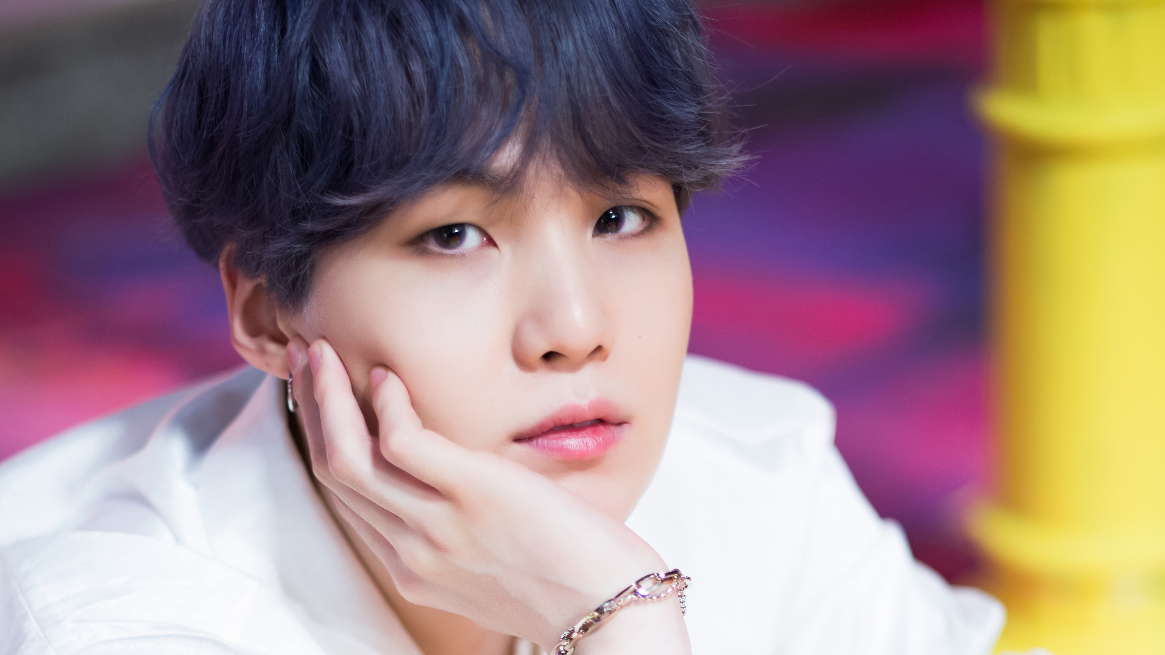 Suga Bts Boy With Luv 4k Wallpaper