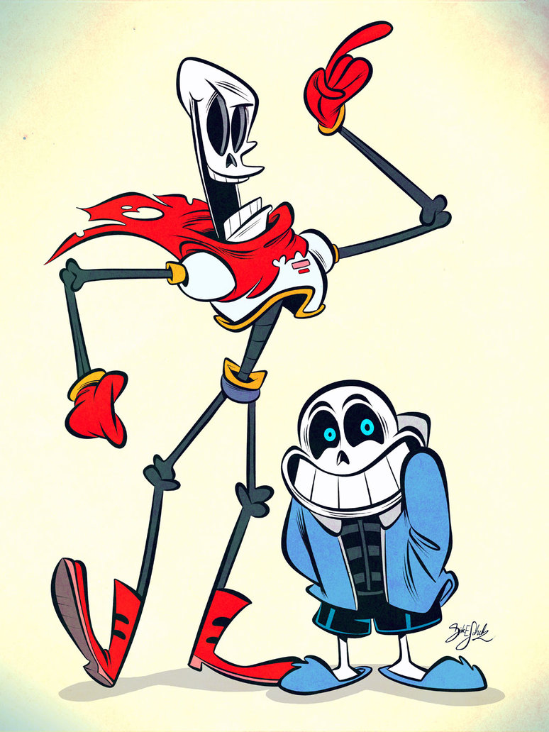 Papyrus And Sans By Themrock