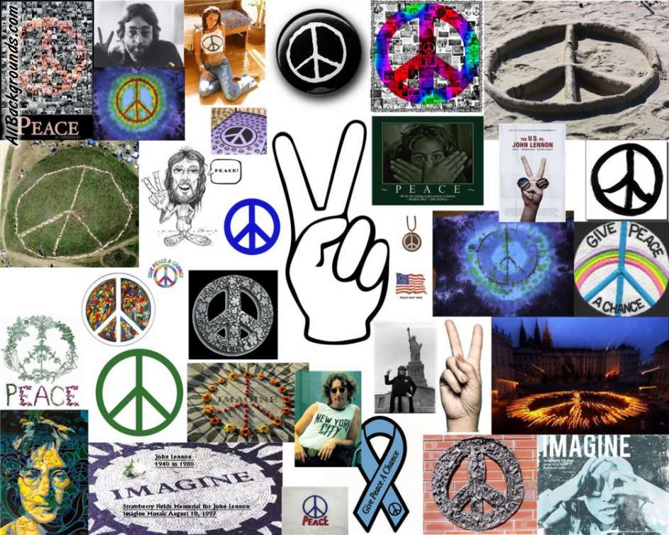Cool Peace Sign Background For