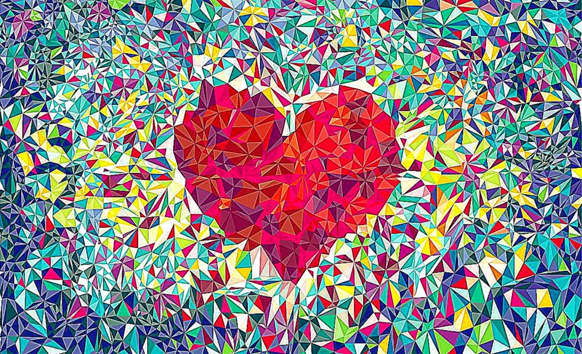 Love Heart Cool Wallpaper Background