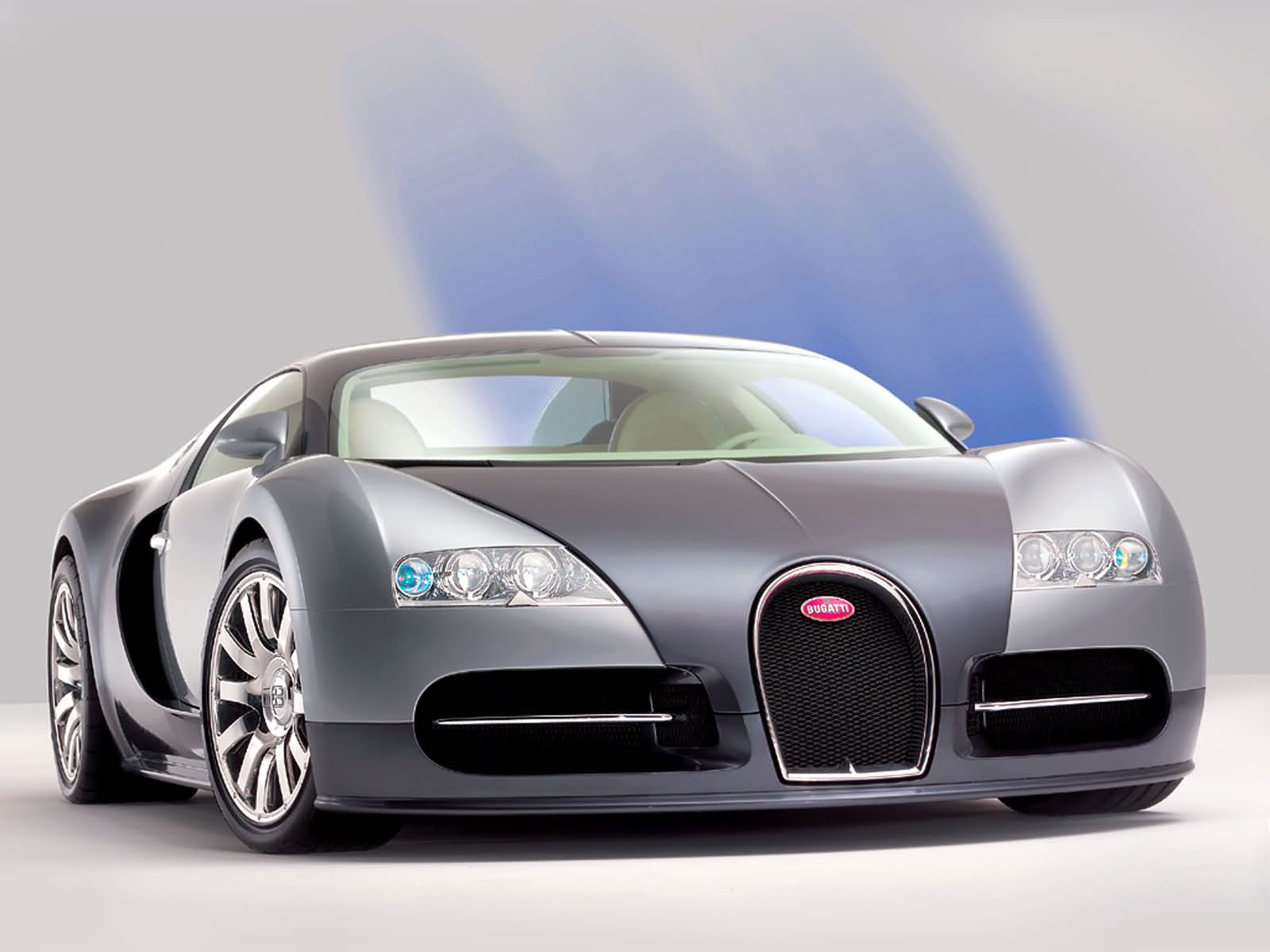 Silver Bugatti Veyron Wallpaper Desktop
