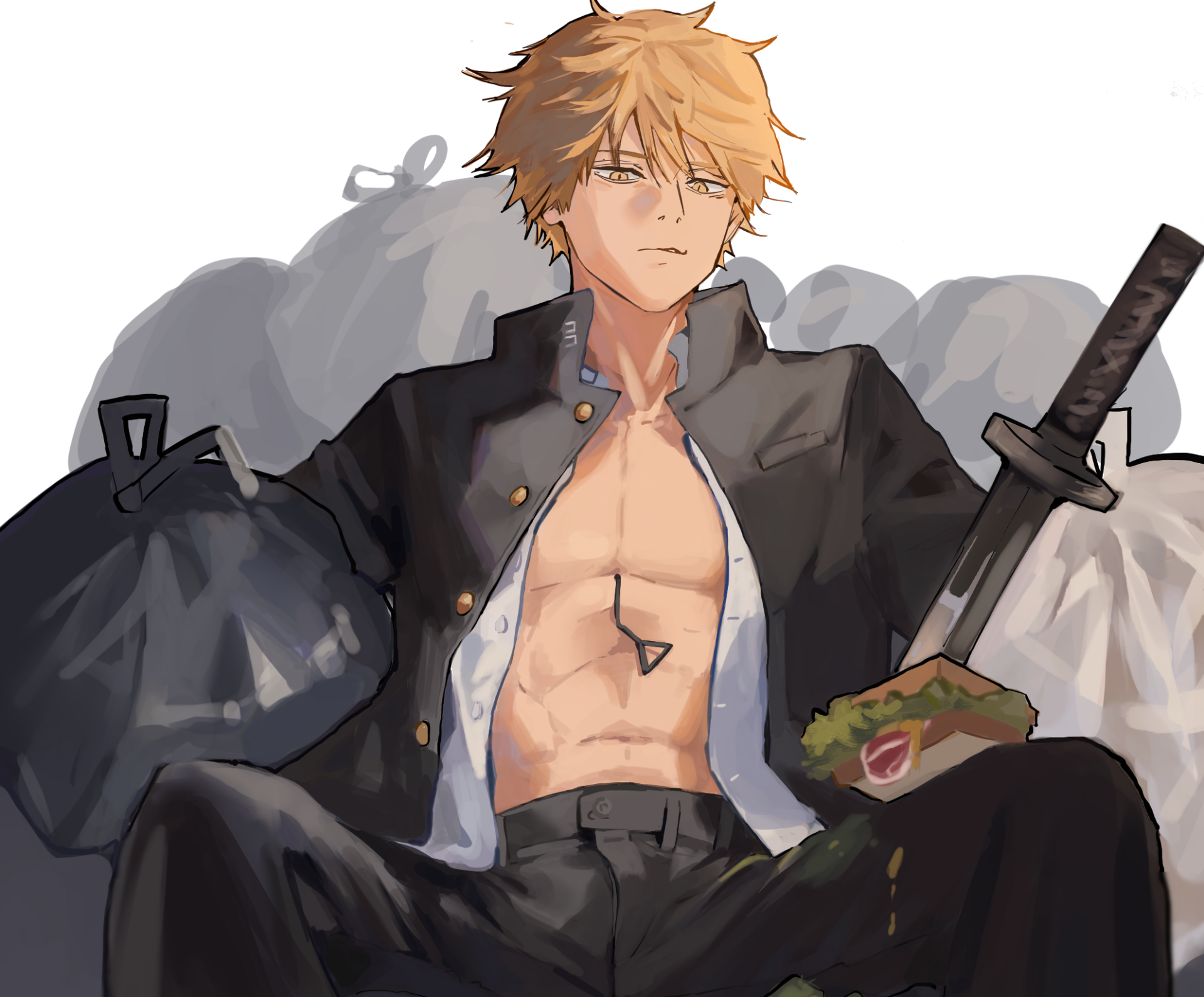 Denji Anime Chainsaw Man HD Wallpaper By Null
