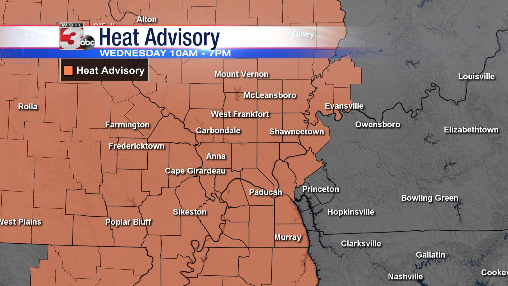 Heat Advisory Issued Wednesday As Highest Index So Far This