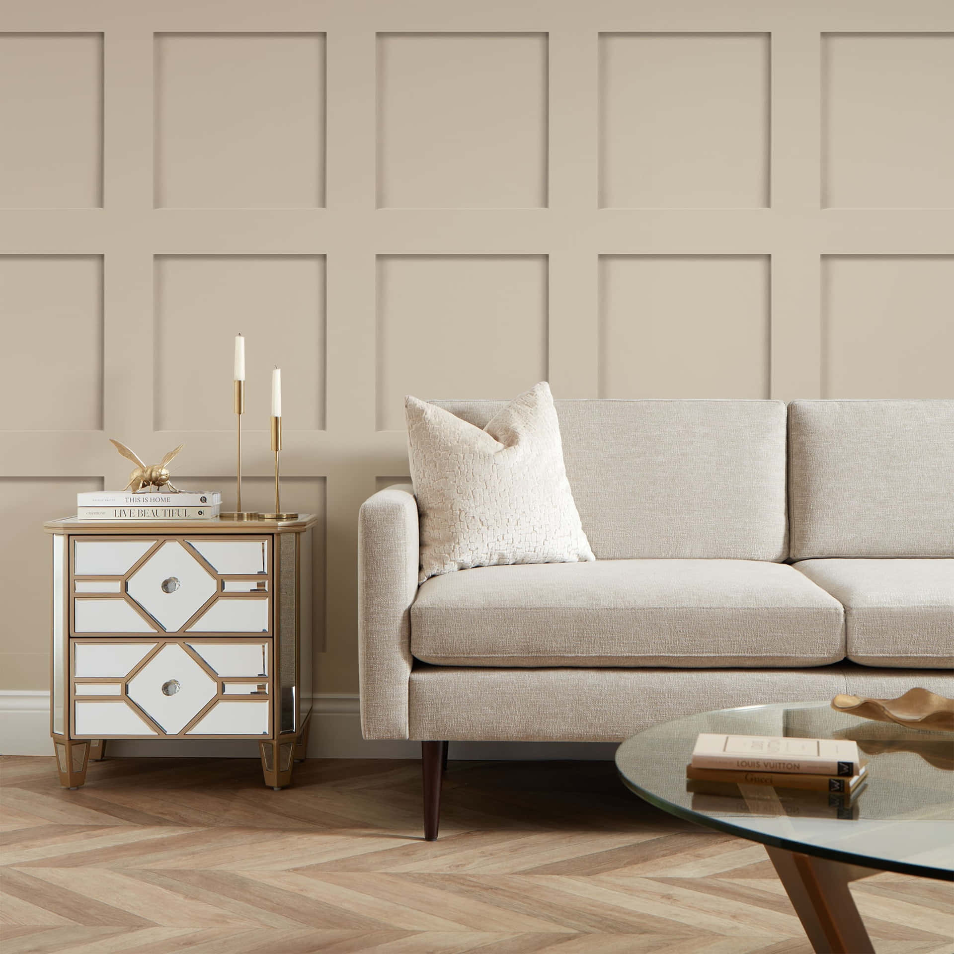 Sleek And Sophisticated Contemporary Space Wallpaper