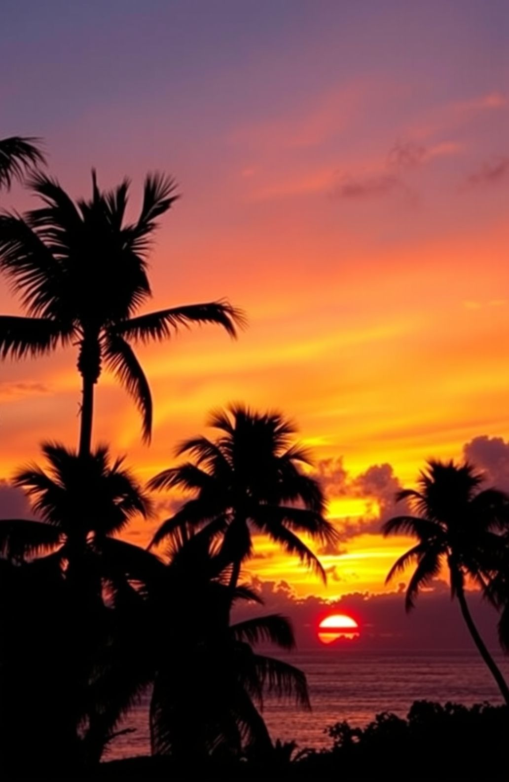 Summer Sunset Wallpaper