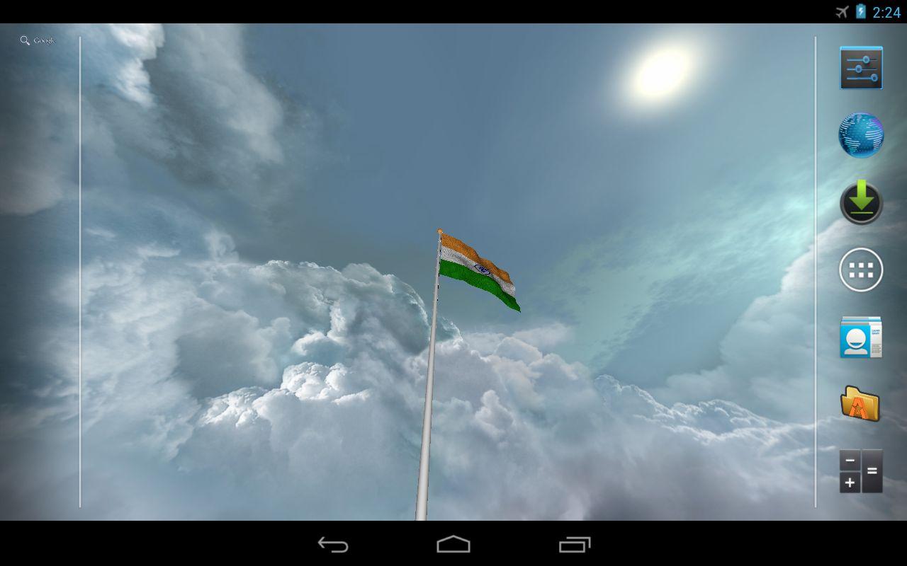 Real India Flag Live Wallpaper Screenshot