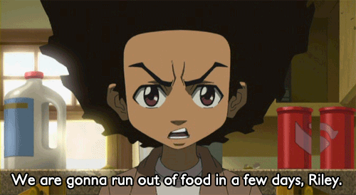 The Boondocks  sadjanken This is why niggas drop out of