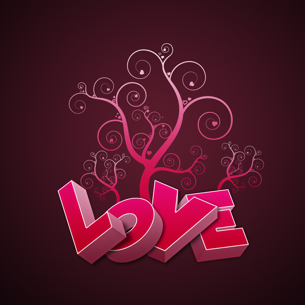 Love Word Image Themespany