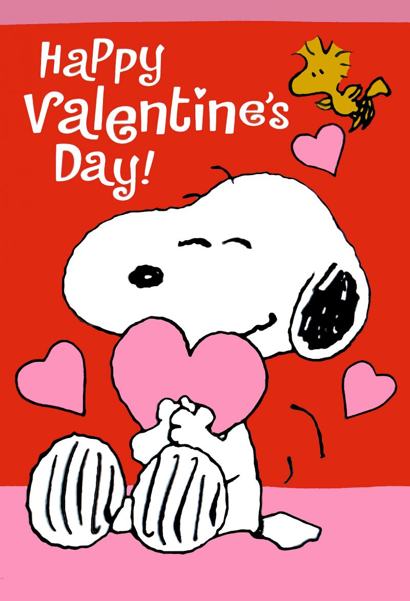  Free Download Non Vintage Flag Happy Valentine S Day Snoopn4pnuts By 
