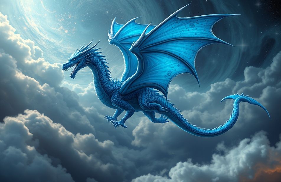 Blue Dragon Wallpaper Hd