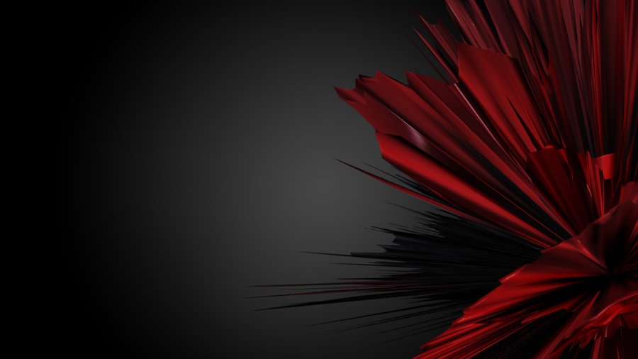 Red Abstract Wallpaper 2 by Black B o x on