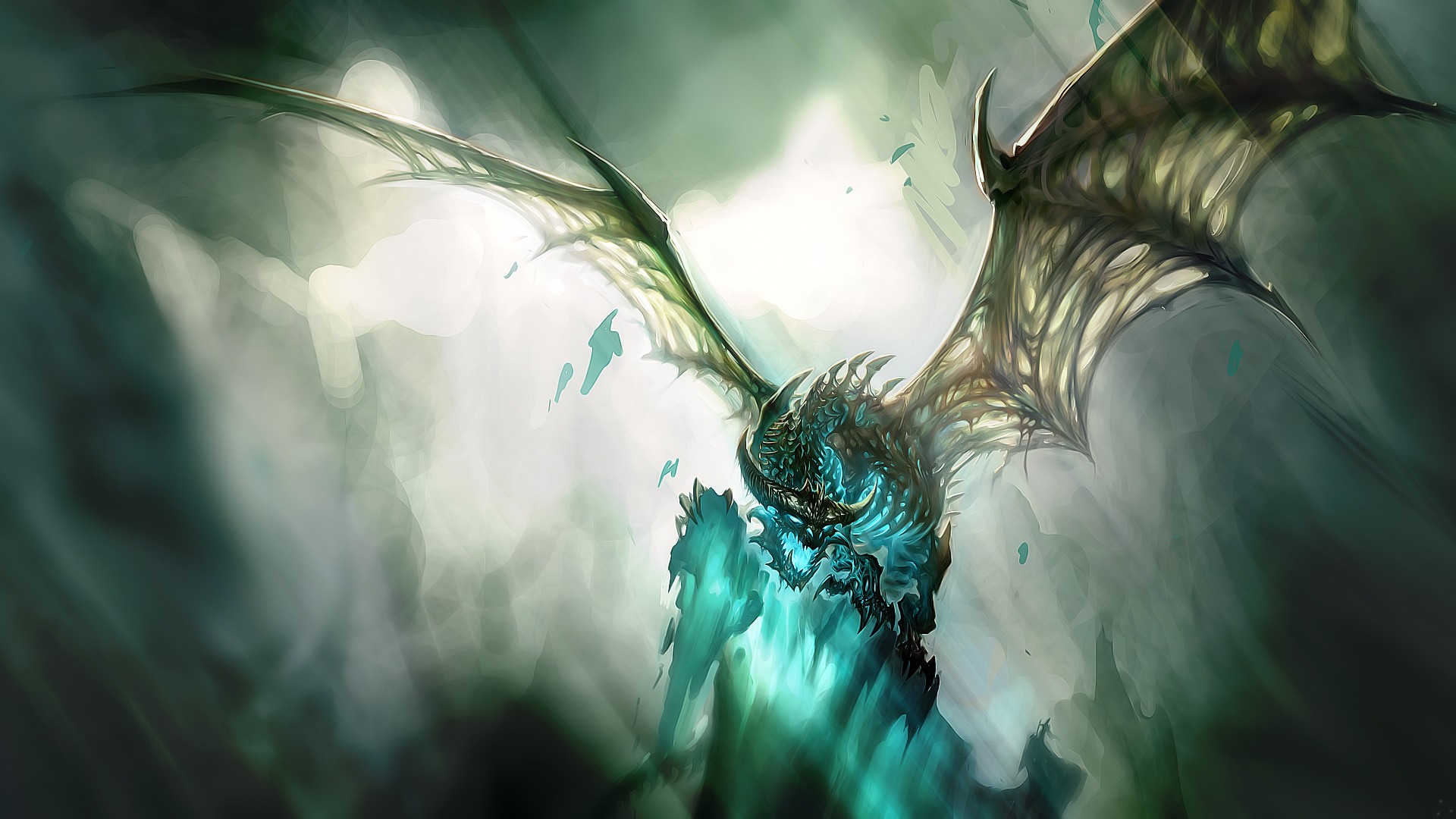 Wow Frost Dragon High Definition Wallpaper