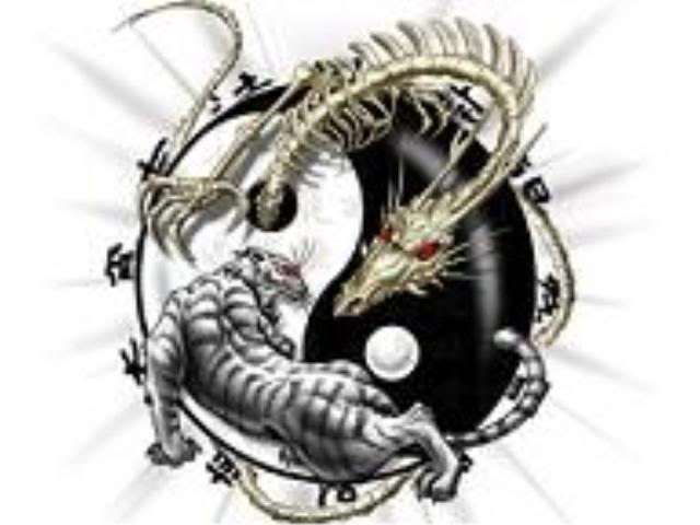 Pin Tigre Dragon Sword Tattoo Designs 23