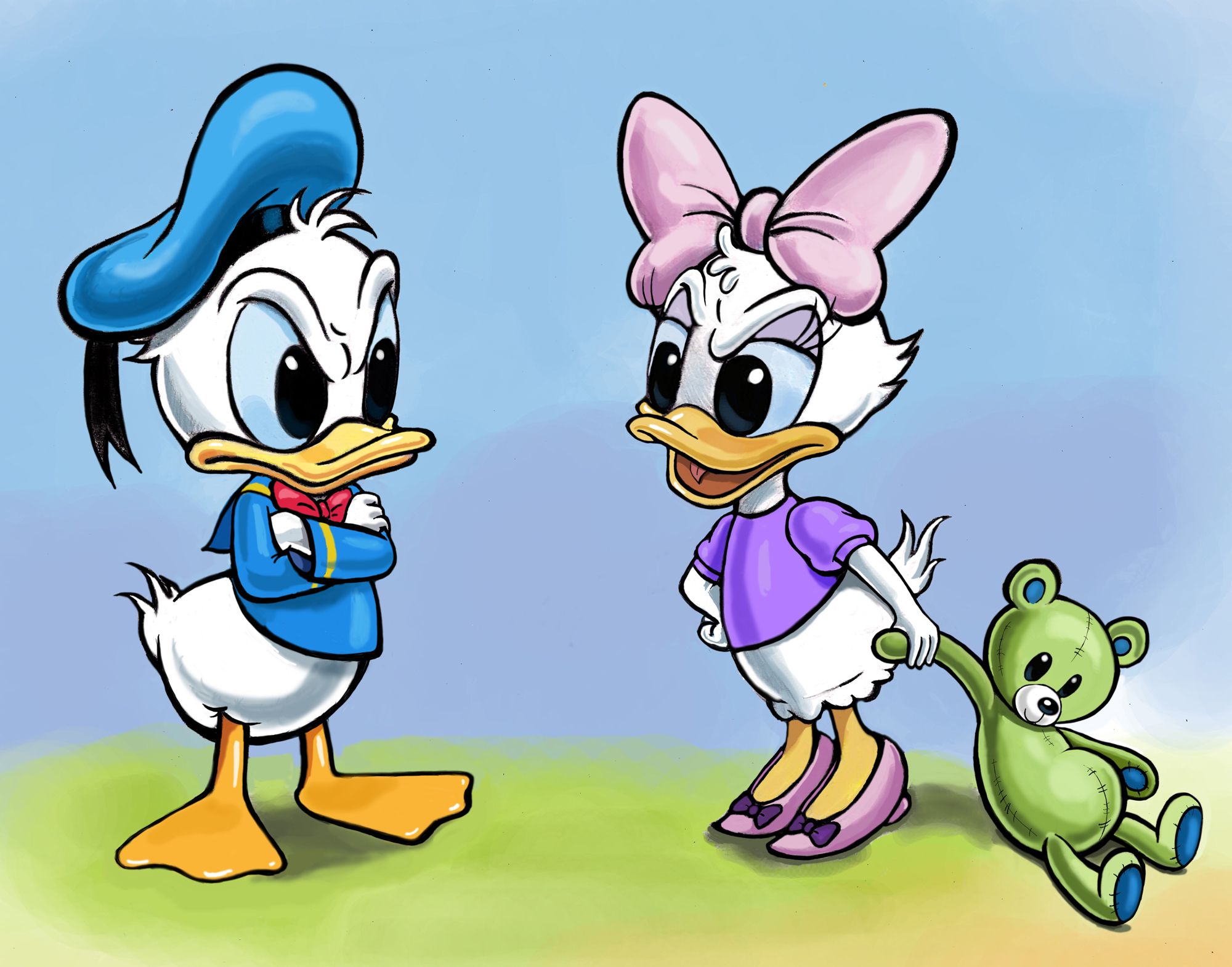 Daisy Duck And Donald Wallpaper