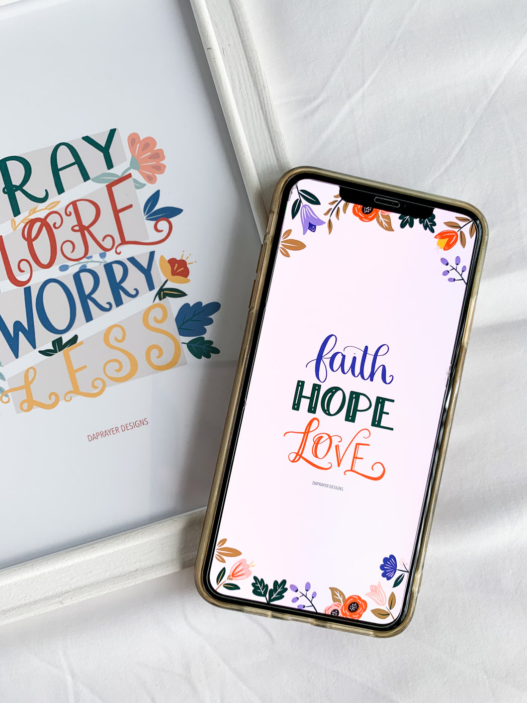 Faith Hope Love   Mobile Wallpaper Daprayer Designs