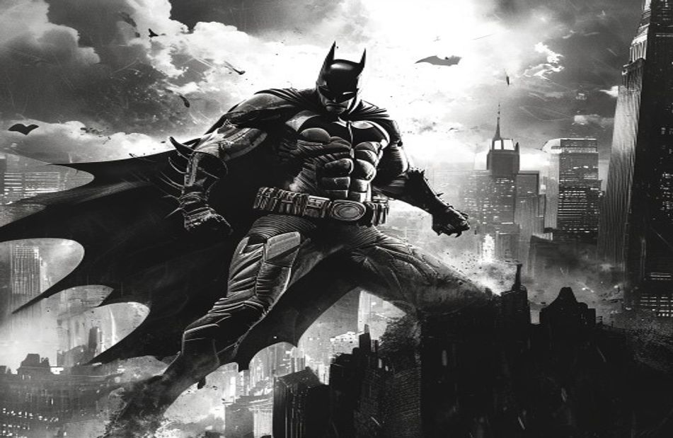 Black And White Batman Wallpaper