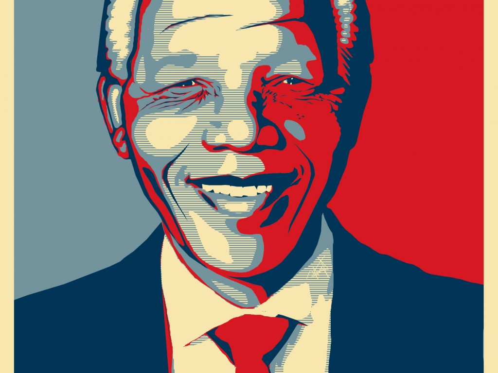 Nelson Mandela HD Poster Background Wallpaper