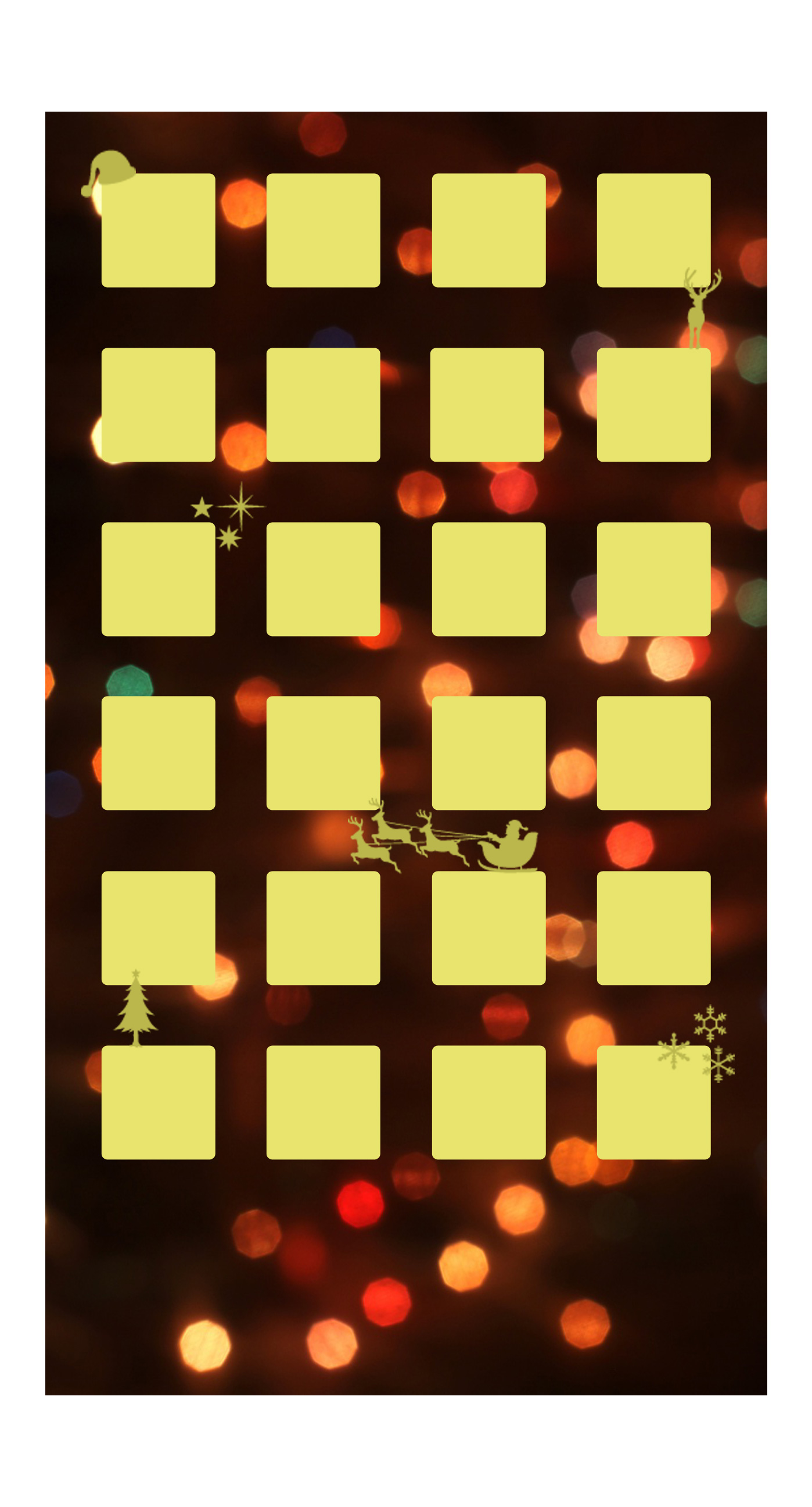Shelf Christmas Yellow Light Women Wallpaper Sc iPhone6splus