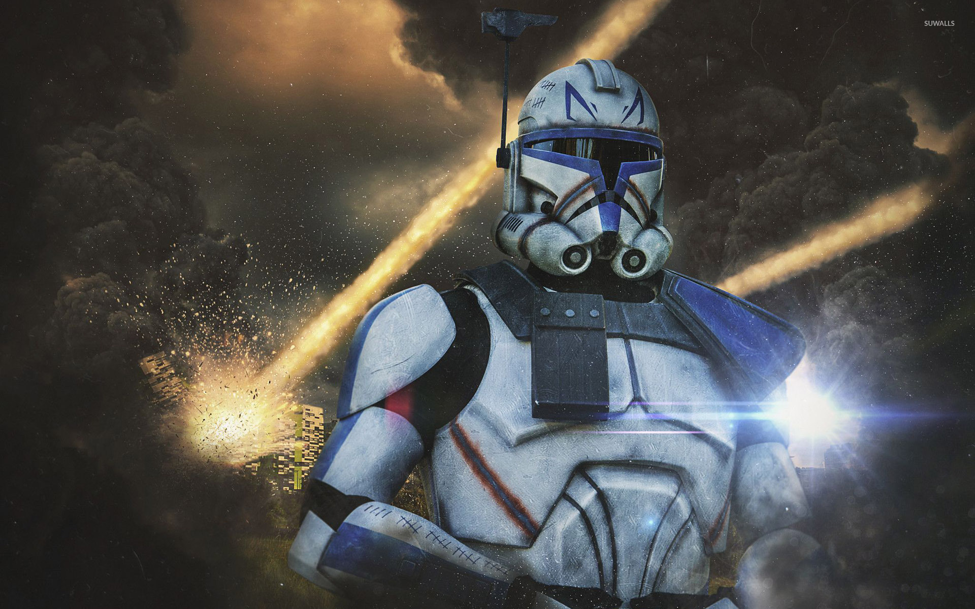 Stormtrooper Mander Wallpaper Digital Art