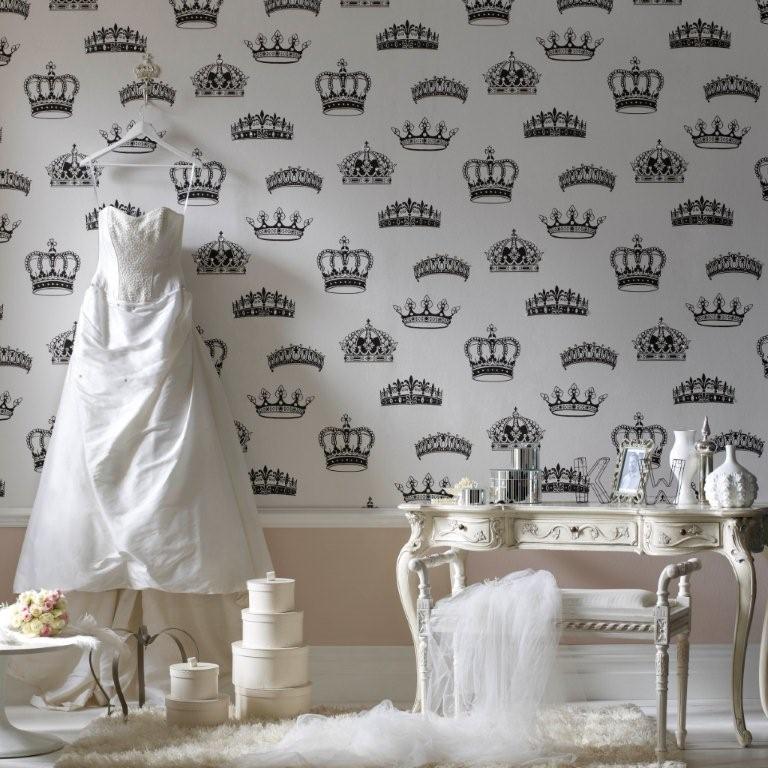 Crown wallpaper from Graham and Brown