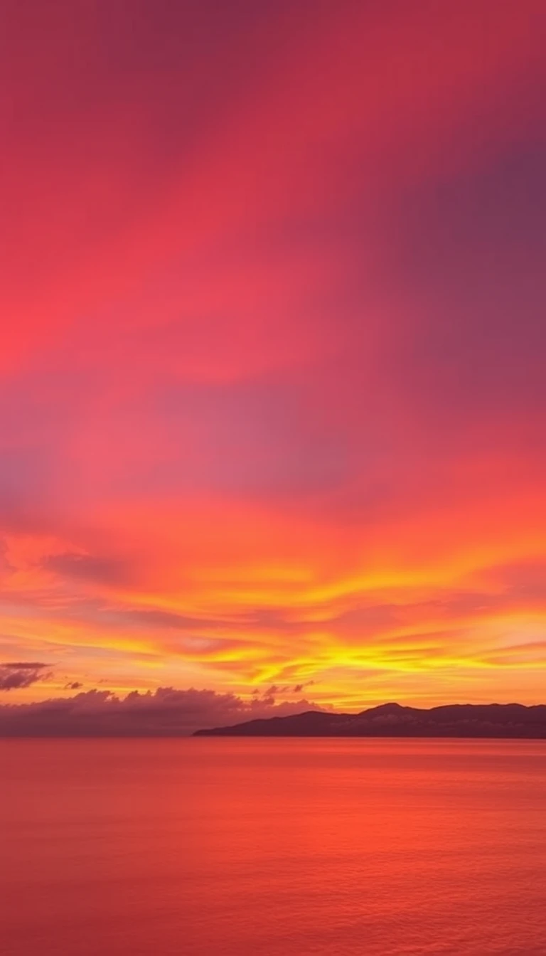 Sunset Sky Phone Wallpaper