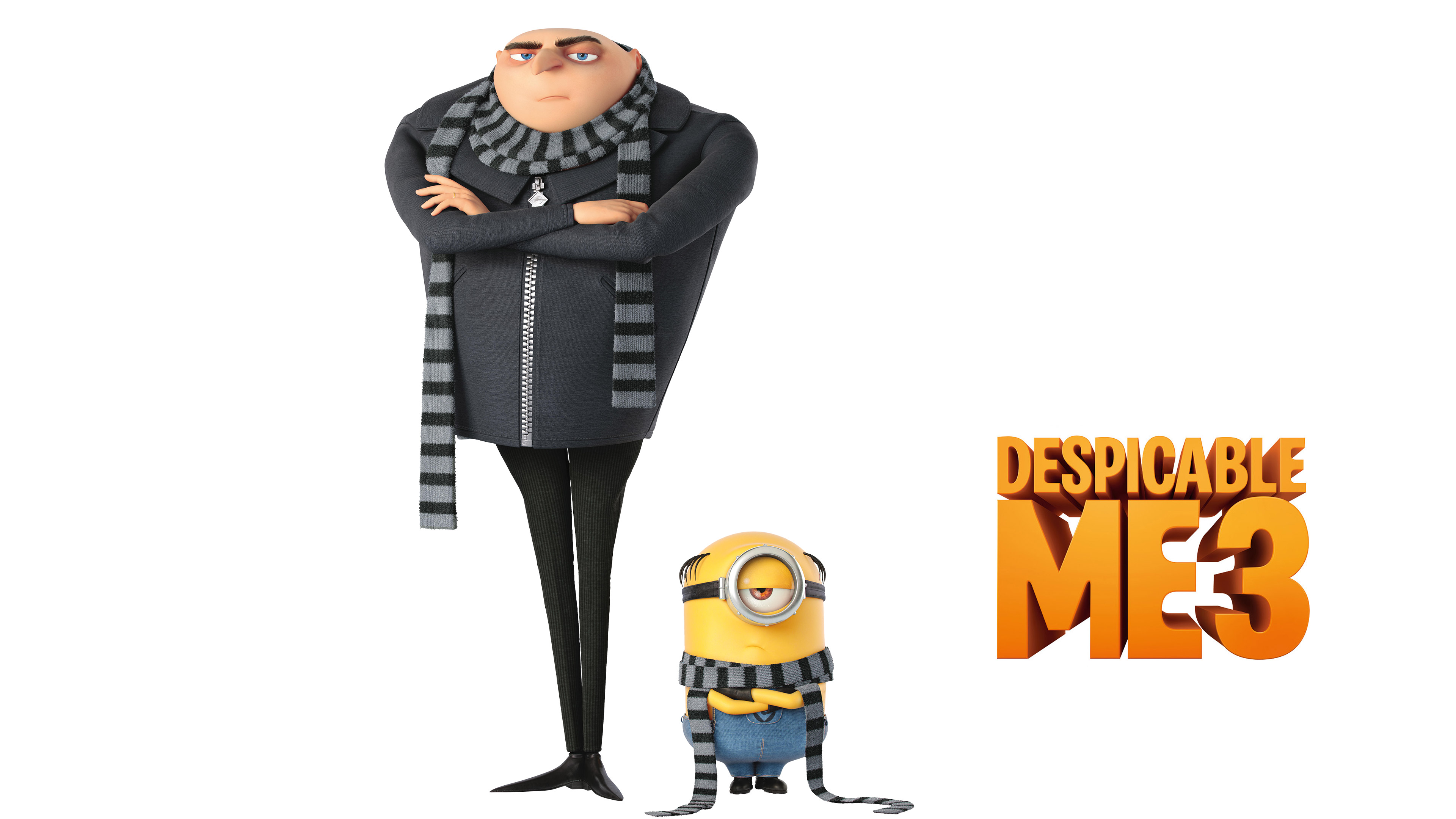 Promotional image for Despicable Me 3 featuring Gru and a Minion