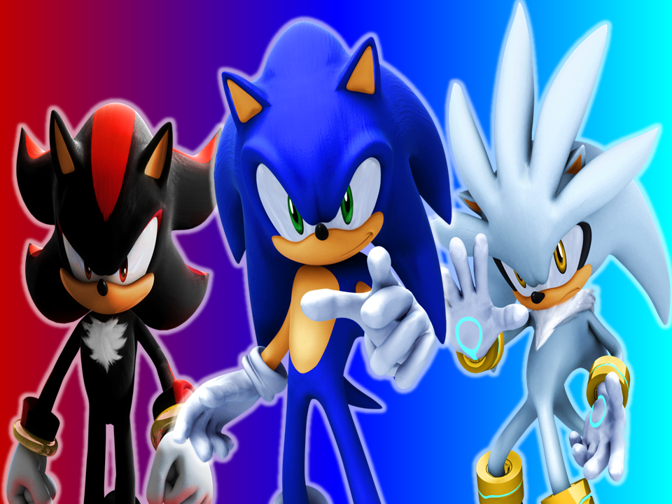 Sonic Shadow and Silver New Wallpaper2 by on deviantART