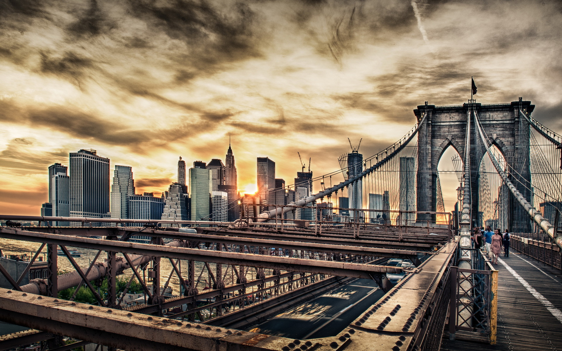 Brooklyn Bridge HD Wallpaper Background Image 1920x1200 ID