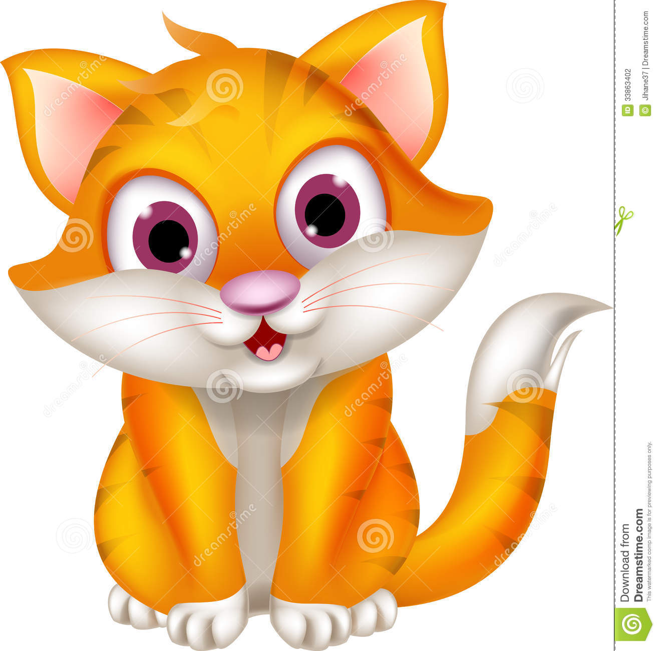 Pin Cute Cartoon Kitten Wallpaper Desktop