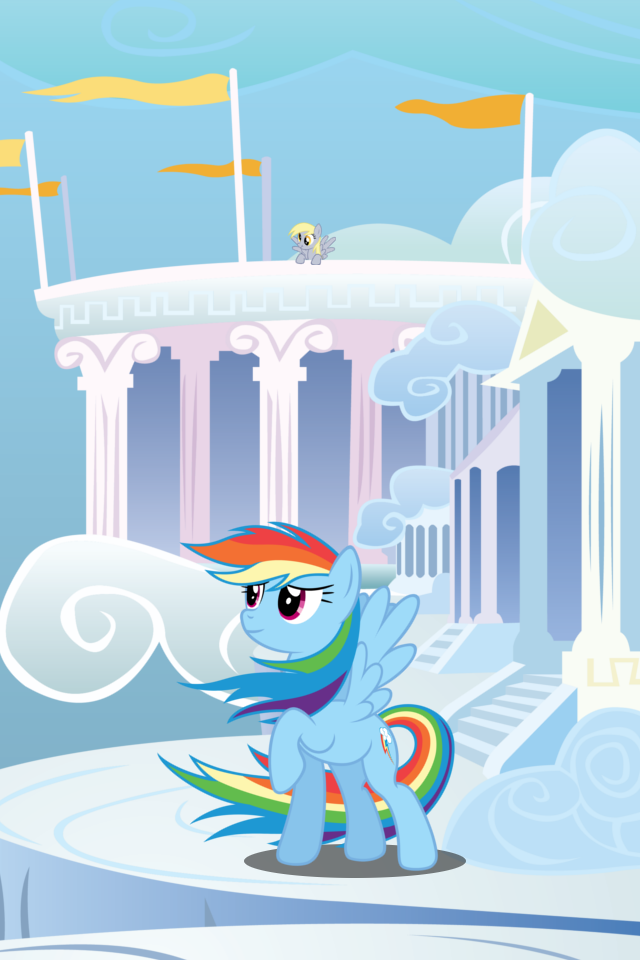 Rainbow Dash Windy Mane iPhone Wallpaper By Rdbrony16